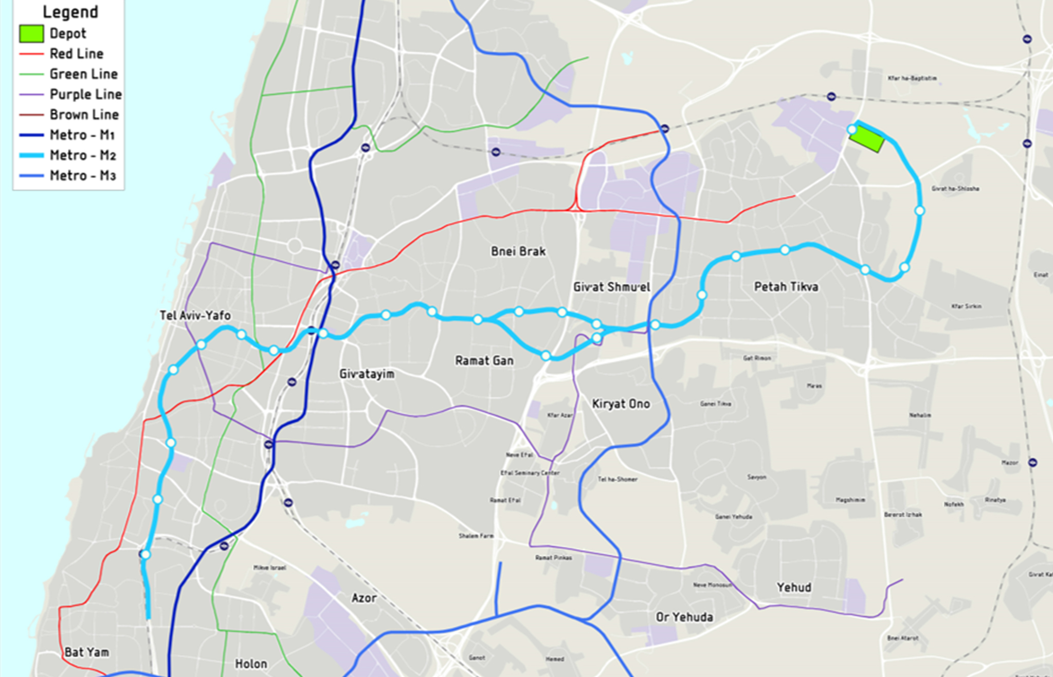 מטרו תל אביב M2 – קו כחול - ארמון אדריכלים