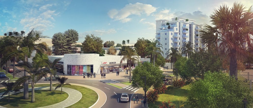 דימונה שכונת השחר מרכז קניות